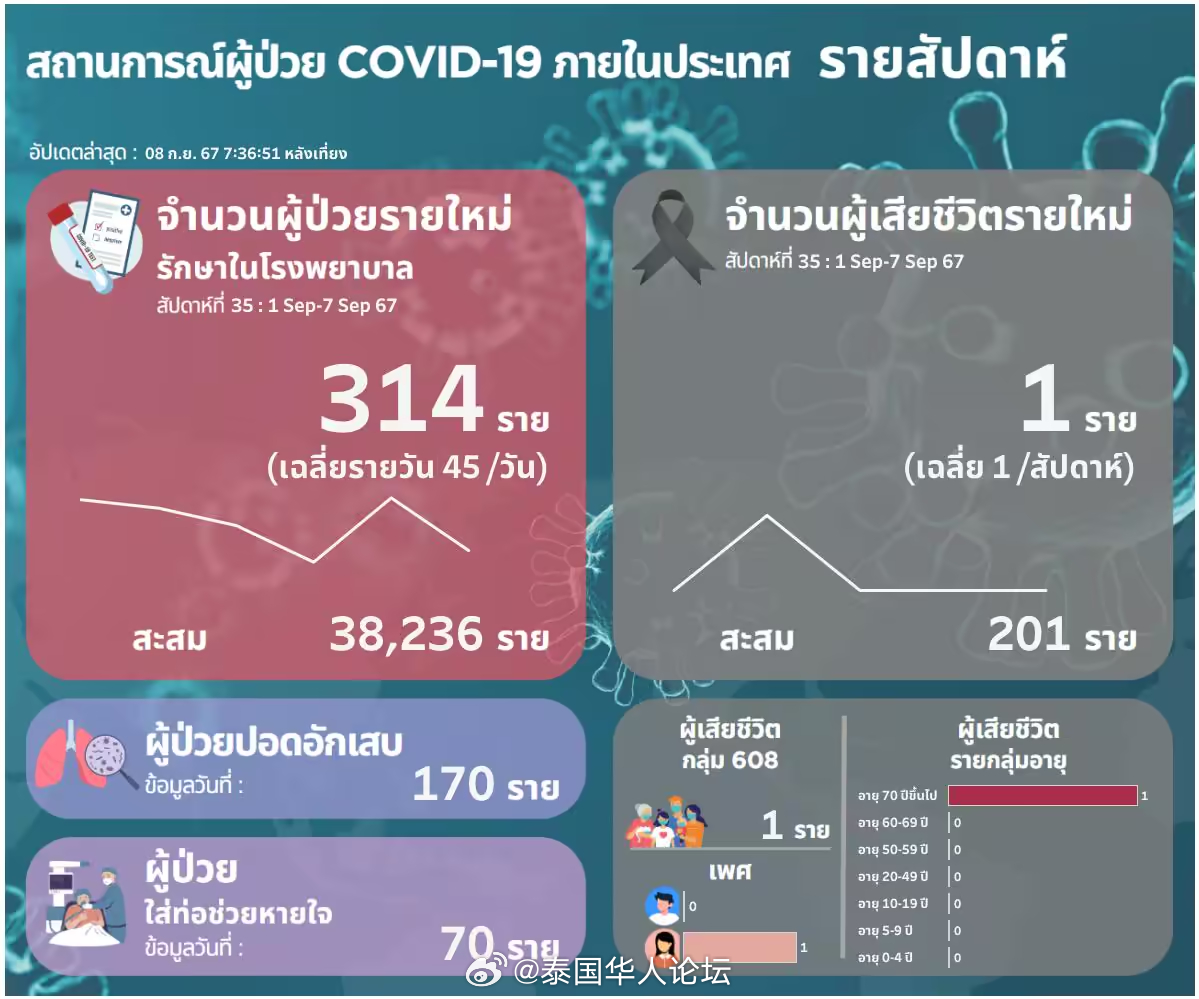泰国最新疾情概况