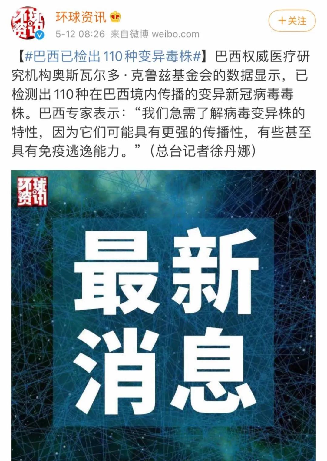 巴西最新病毒，威胁与挑战